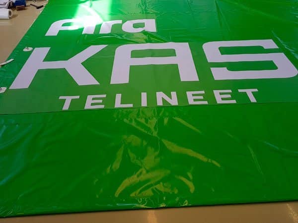 KAS-telineet, päätykangas • Compotente Oy